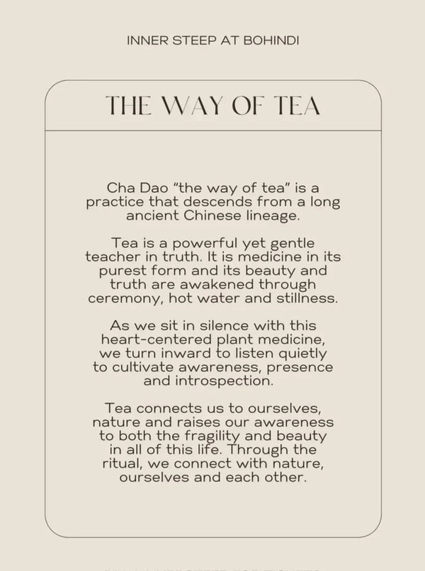 MAY 4  - TEA CEREMONY WITH THE ALCHEMY OF SOUND