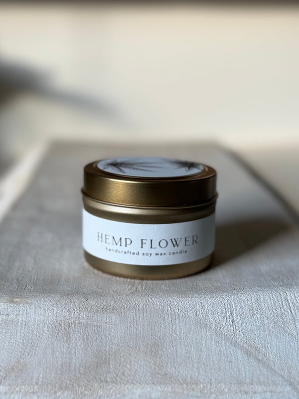 HEMP FLOWER | soy candle