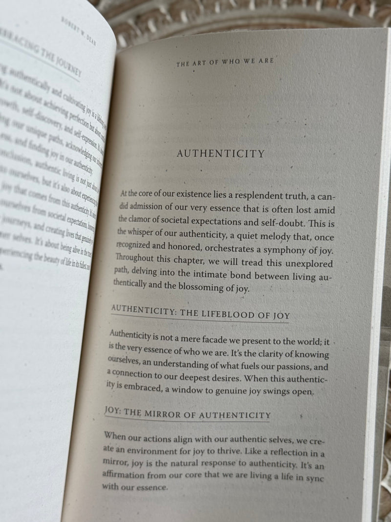 The Art of Who We Are - Book by Robert W. Dean