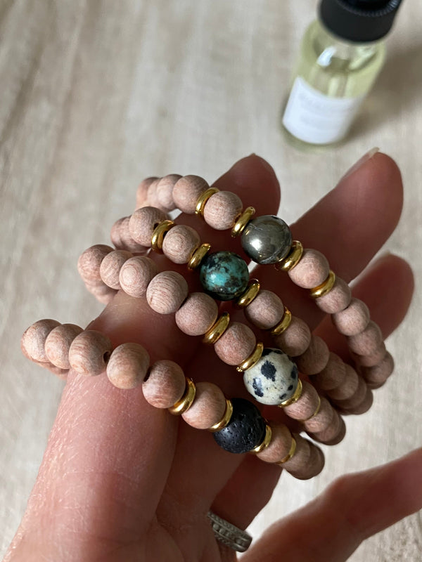 Intention Bracelet - Oil Diffusing Beads