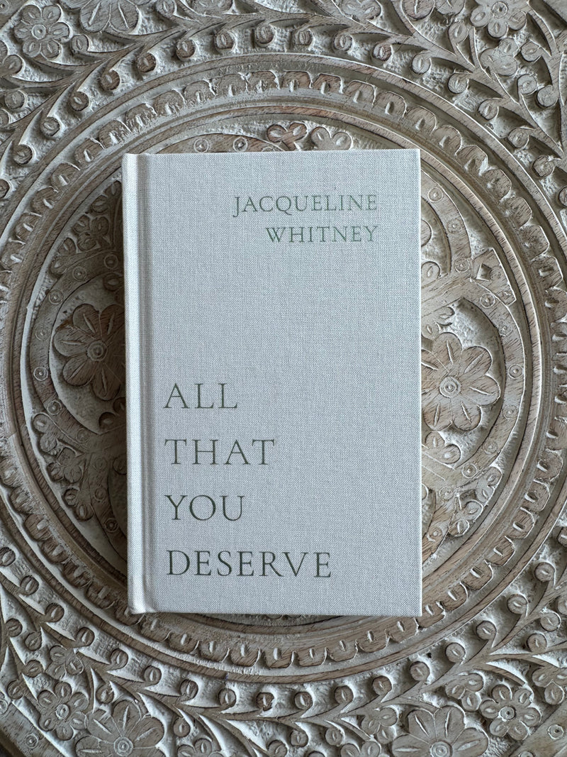All That You Deserve - Book