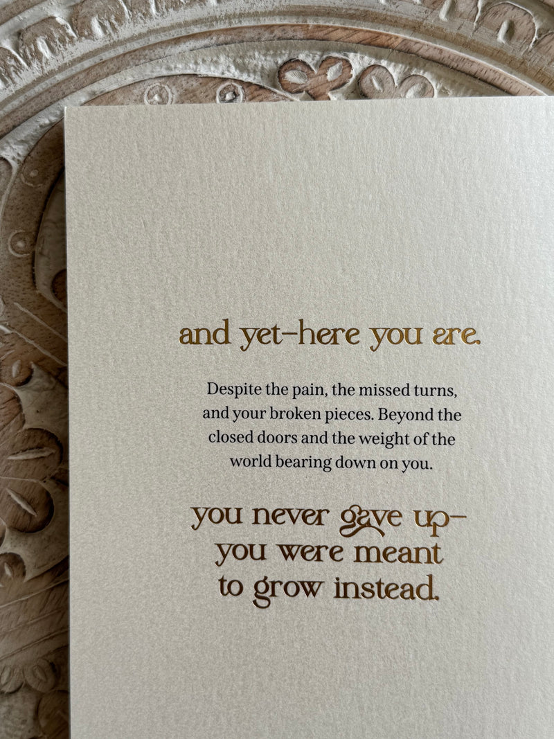 And Yet – Here You Are Book by Eileen Lamb