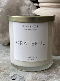 GRATEFUL Intention Candle