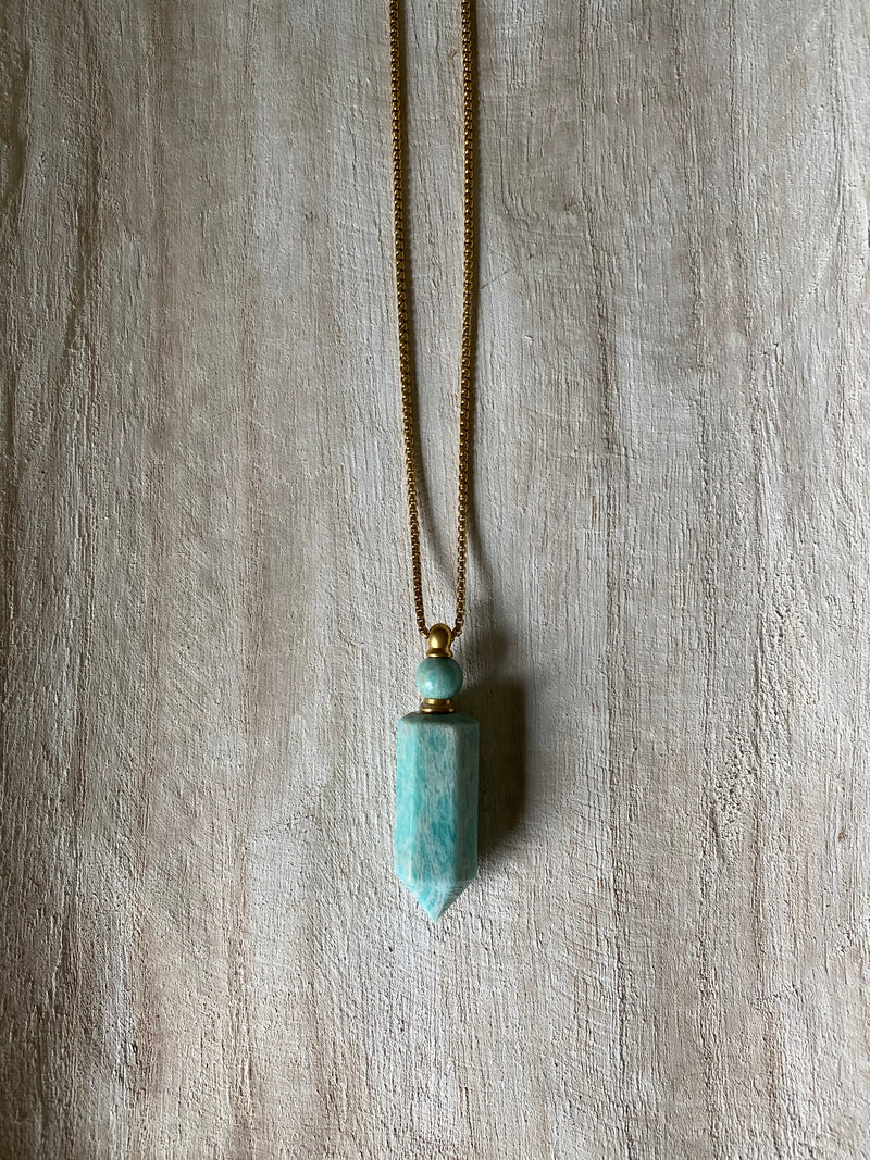 TRANQUILITY - ESSENTIAL OIL VIAL NECKLACE