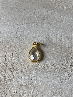 CLEAR QUARTZ TEARDROP | CLARITY