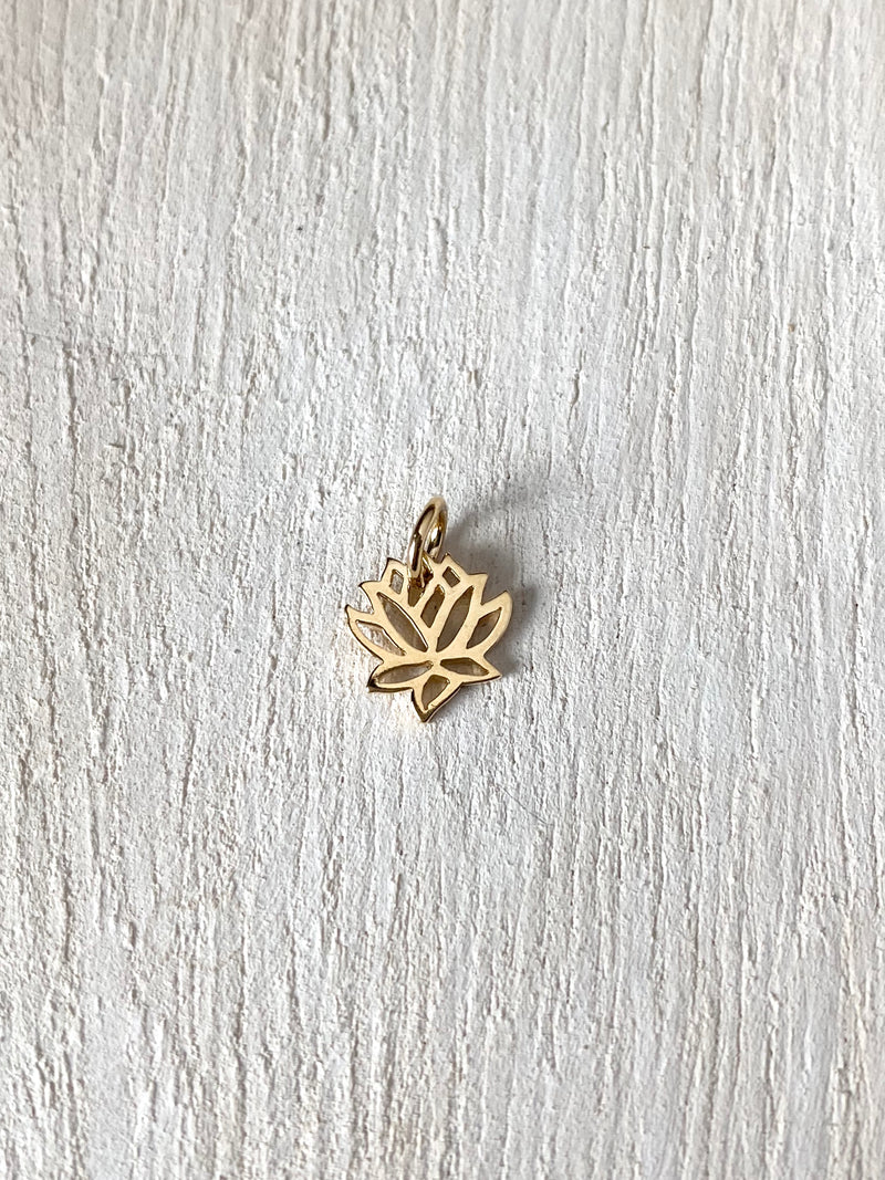 LIVE LIKE THE LOTUS MINI CHARM