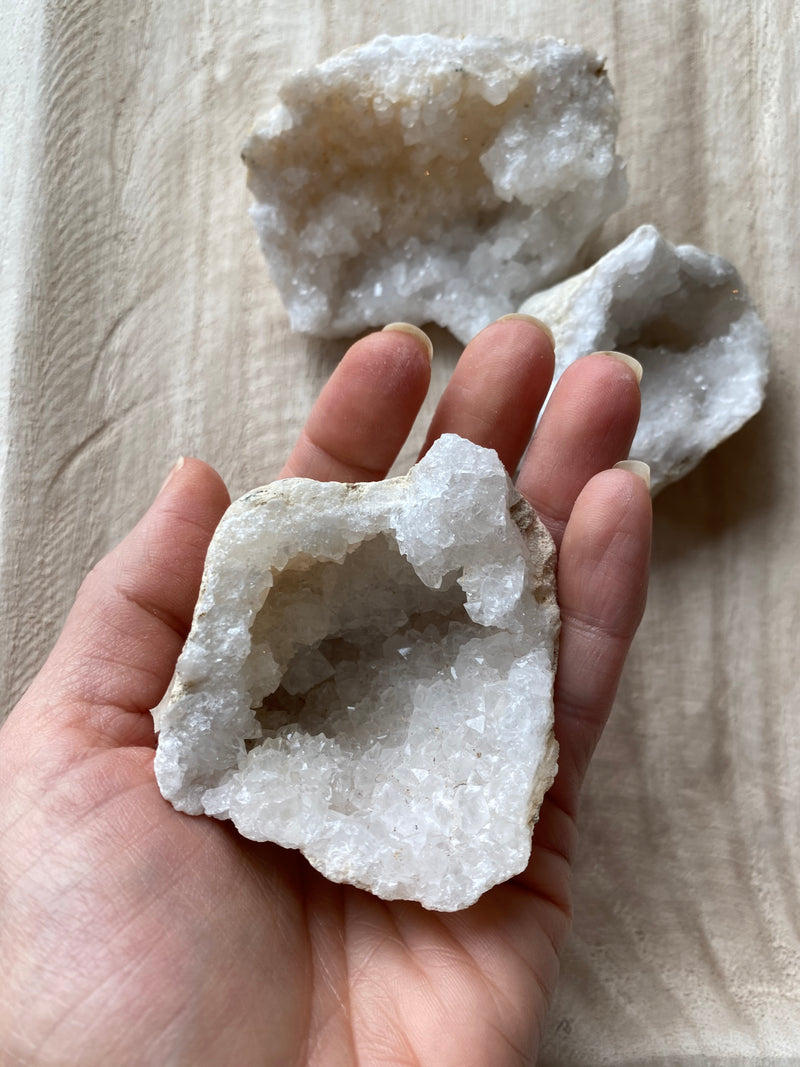 White Quartz Geode | RELEASE