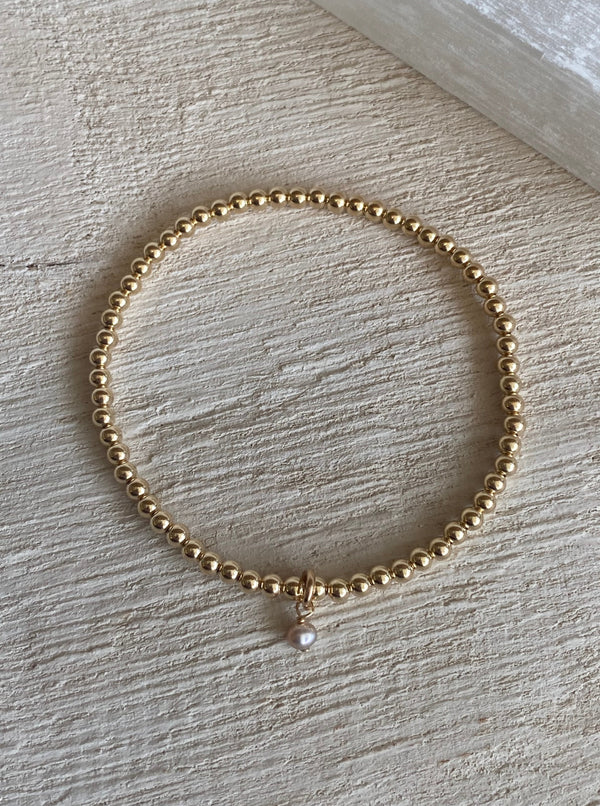 Grace protect your energy pearl bracelet