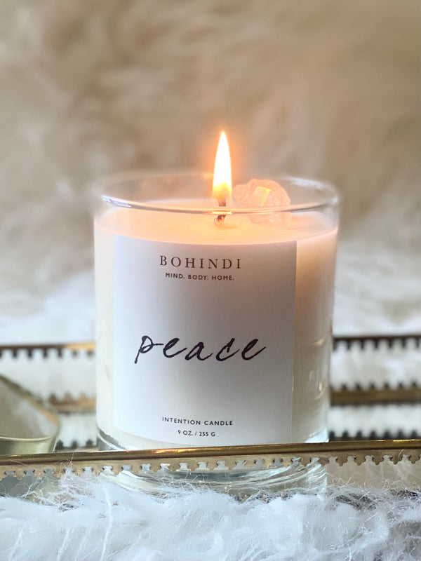 LIMITED EDITION PEACE INTENTION CANDLE - BALSAM FIR