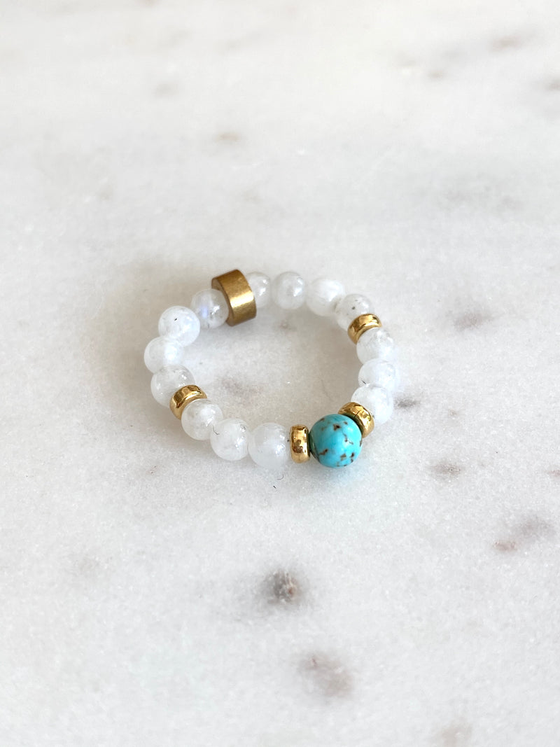 BALANCE + NEW BEGINNINGS - LITTLE RIVER acupressure BEAD RING