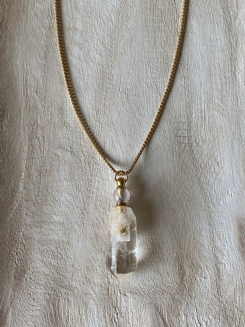 CLARITY - ESSENTIAL OIL VIAL NECKLACE