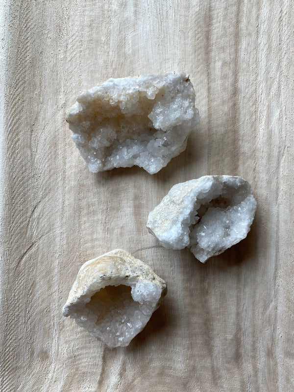 White Quartz Geode | RELEASE