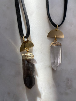 STILL RIVER CRYSTAL NECKLACE - ENERGY PROTECTOR