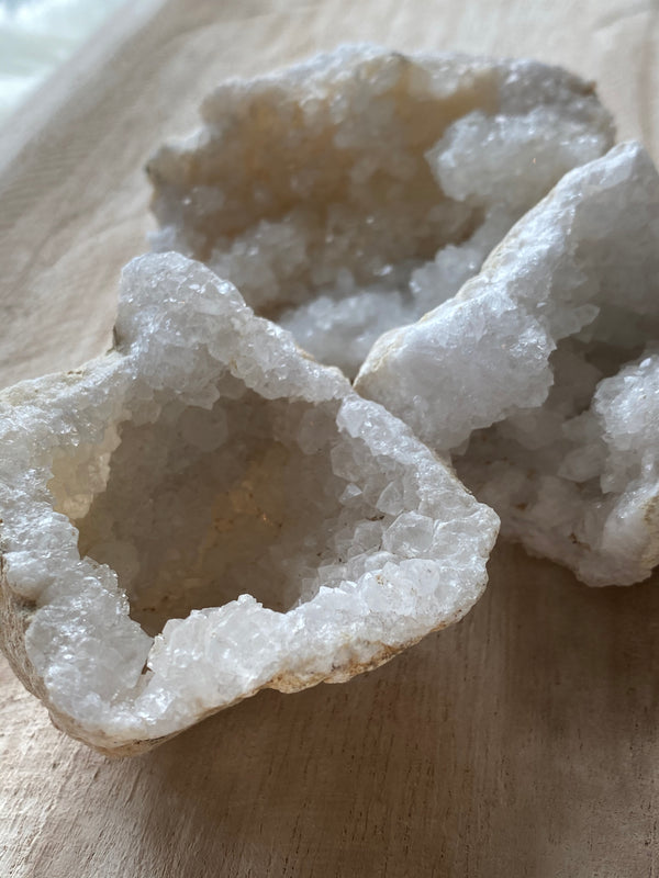 White Quartz Geode | RELEASE