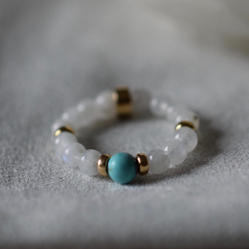 BALANCE + NEW BEGINNINGS - LITTLE RIVER acupressure BEAD RING