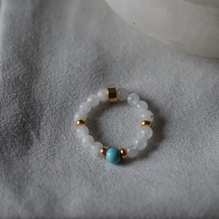 BALANCE + NEW BEGINNINGS - LITTLE RIVER acupressure BEAD RING